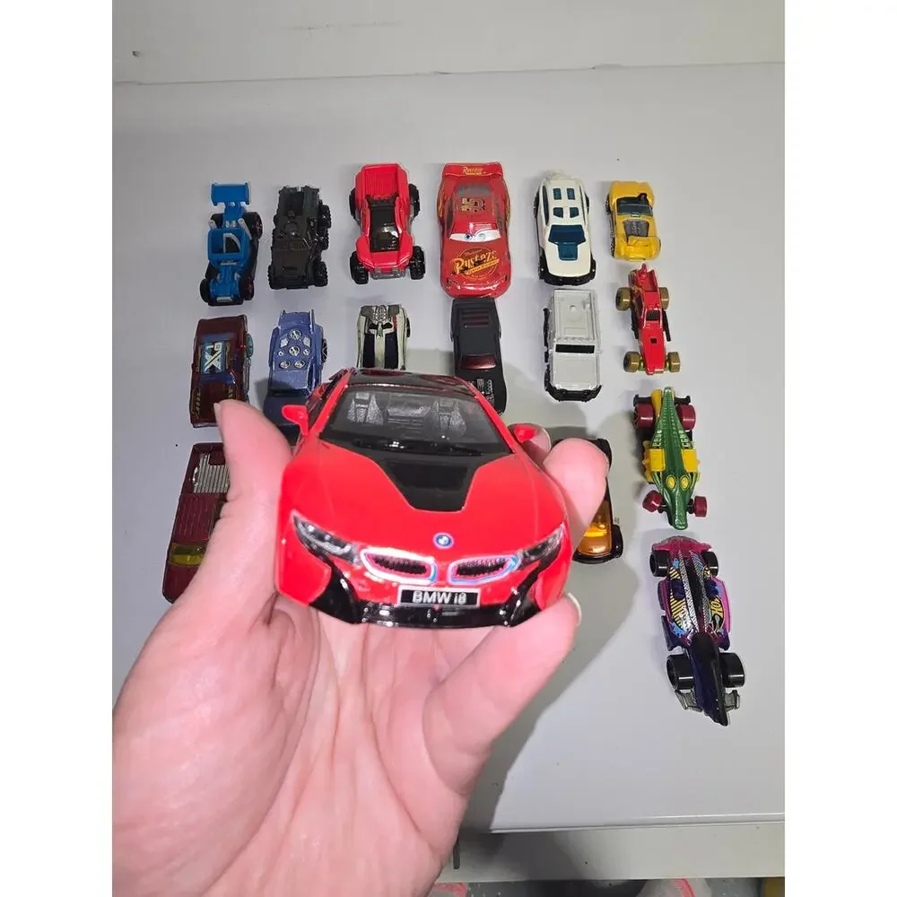 Red Kids Toy Sports Car - Die-Cast Racing Vehicle Set Of 20